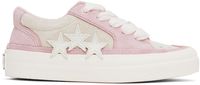 AMIRI Pink & White Sunset Skate Low Sneakers