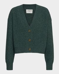 Cropped Cashmere Cardigan