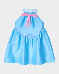 Girl's Petite Bow Dress, Size 3T-10