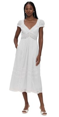 LoveShackFancy Suvi Dress Orchid Ice S