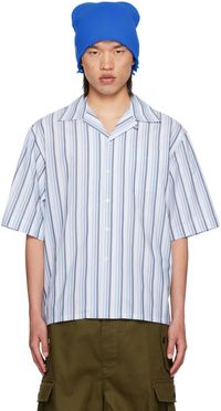 Marni Blue Striped Shirt