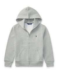 Boy's Cotton-Blend-Fleece Hoodie, Size S-XL