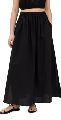 Playa Lucila Maxi Skirt Black XS