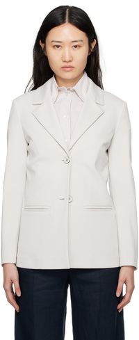 MM by Max Mara Off-White Madera Blazer