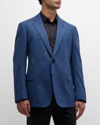 Men's Birdseye Wool-Cashmere Sport Coat