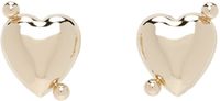 Justine Clenquet SSENSE Exclusive Gold Sasha Earrings