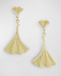 Ginkgo Large Drop Earrings