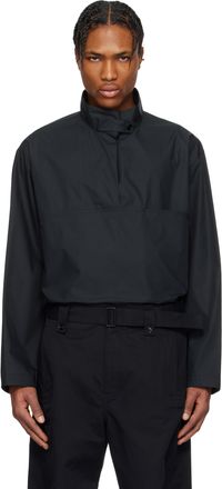 LEMAIRE Black Vareuse Shirt