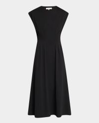 The Jersey Nipped Midi Dress