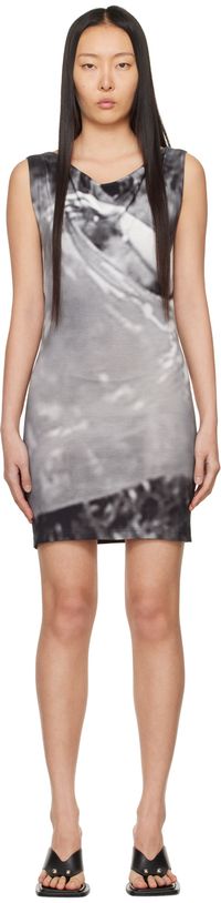 ELLISS SSENSE Exclusive Gray Float Minidress