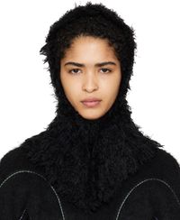 Kiko Kostadinov Black Carla Knitted Hood