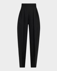 Dugan Pleated Tapered-Leg Ankle Pants