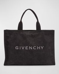 Men's Canvas Logo Tote Bag
