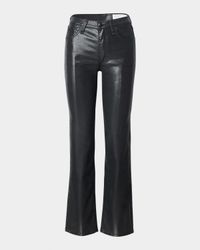 Flexi Harlow Mid-Rise Coated Jeans