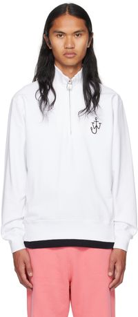JW Anderson White Padlock Sweatshirt