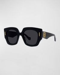 Anagram Acetate Square Sunglasses