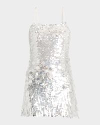 Aluria Sequined Mini Dress