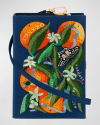 Oranges Book Clutch Bag