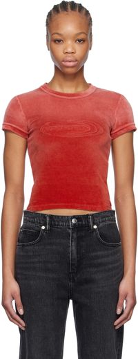 alexanderwang.t Red Faded Baby T-shirt