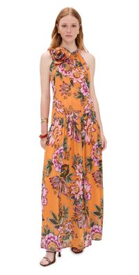 FARM Rio Wonderful Bouquet Orange Maxi Dress Wonderful Bouquet Orange XXS