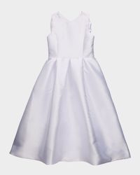 Girl's Jackie Bow Dress, Size 4-12