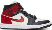 Nike Jordan Baskets mi-montantes Air Jordan 1 noir et rouge