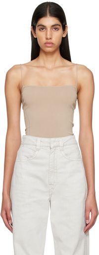 LEMAIRE Beige Darted Camisole