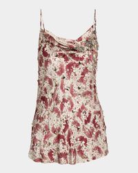 Chai Printed Embellished Blouse