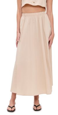 LE BOP Poplin Martha Skirt Olive XL