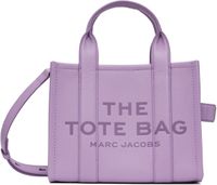 Marc Jacobs Purple 'The Leather Small' Tote