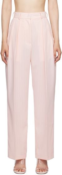 The Frankie Shop Pink Tansy Fluid Trousers