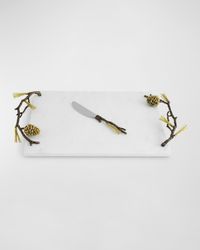 Pine Cone Cheeseboard with Knife