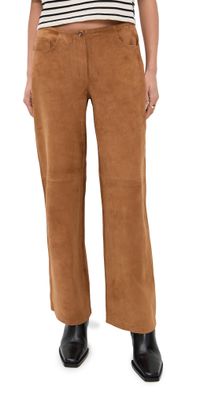 La Ligne Suede Jenny Pants Tobacco XL