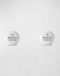 Sterling Silver 10MM Trademark Earrings