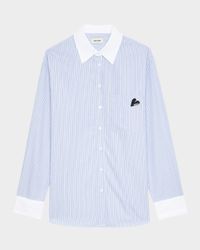 Morning Pop Striped Button-Front Shirt