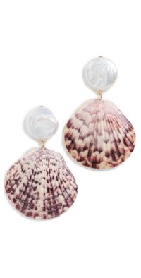 Eliou Isola Earrings White One Size