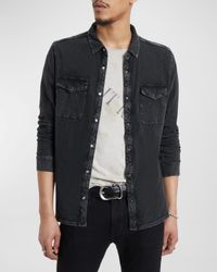 Men's Arvon Washed Slub Western Shirt