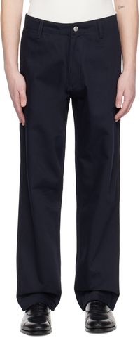 Emporio Armani Pantalon Bull bleu marine