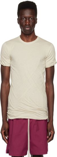 Rick Owens Beige Double T-Shirt