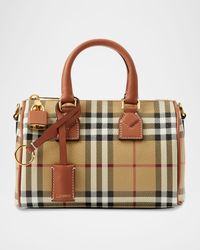 Check Bowling Shoulder Bag
