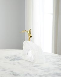 Ethereal Dancer 7" Sculpture on Selenite III