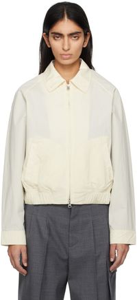 Dunst Off-White Spread Collar Jacket