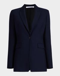 Single Button Blazer Jacket