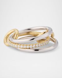 Sonny Two-Tone Ring with Diamonds