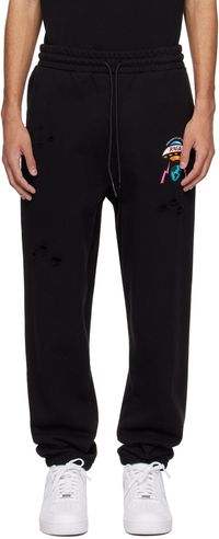 Members of the Rage Black Distressed Sweatpants