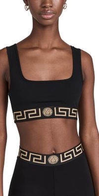 Versace Topeka Jersey Bi-Stretch Cotton Underwear Top A1008-Black 3