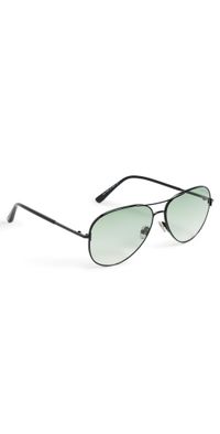 Tom Ford Clark Sunglasses Shiny Black One Size