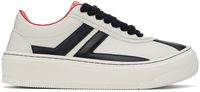 Lanvin Baskets Cash blanc cassé et noir édition Future