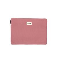 Hindbag - Housse ordinateur en laine recyclée avec mousse anti choc - Taille Unique - Rose