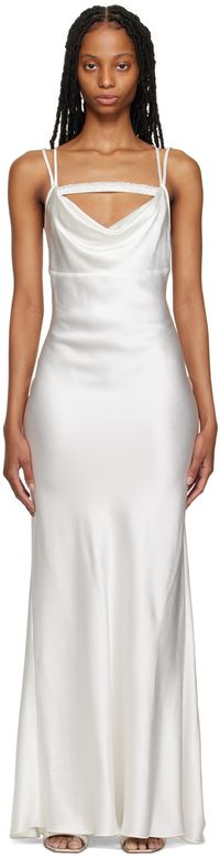 NUÉ White Venus Maxi Dress